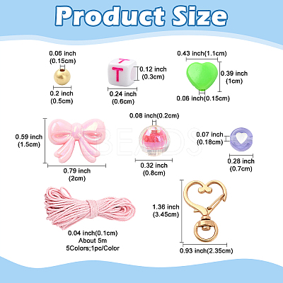 DIY Jewelry Keychain Making Kits DIY-YW0018-45-1