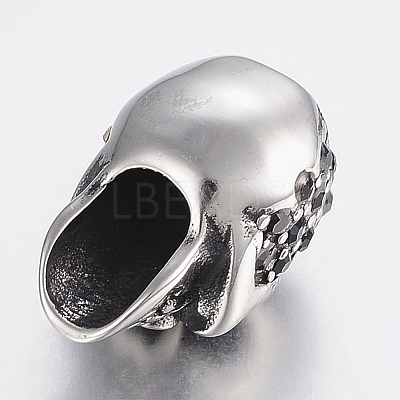 304 Stainless Steel Rhinestone Beads STAS-H446-90AS-1