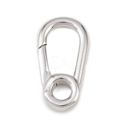 Brass Spring Gate Rings KK-P339-02P-1