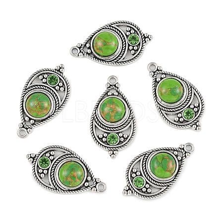 Bohemian Dyed Synthetic Turquoise Pendants FIND-YWC0003-02AS-04-1