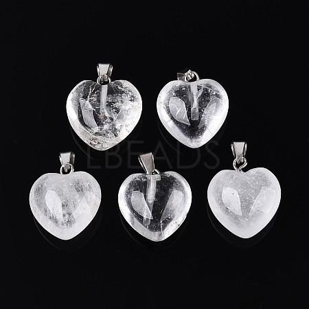 Natural Quartz Crystal Pendants G-T143-49M-1