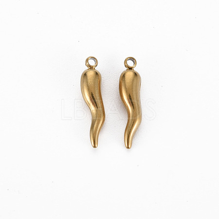 Ion Plating(IP) 304 304 Stainless Steel Charms STAS-N097-105LG-NR-1
