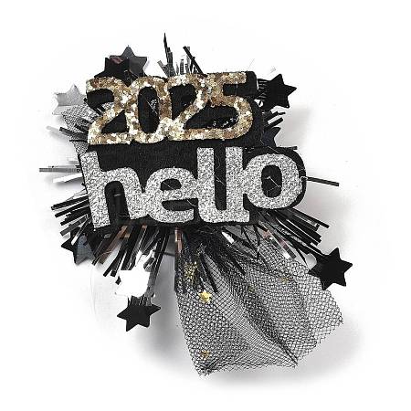 New Year's party Iron Hair Clip OHAR-R102-01L-1