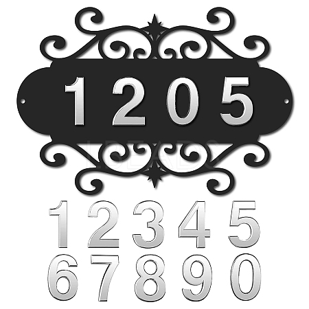 CREATCABIN DIY House Number Kits AJEW-CN0001-42-1