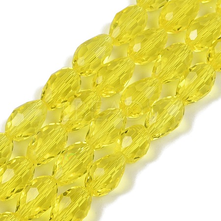 Transparent Glass Beads Strands EGLA-N013-T4mm-D26-1