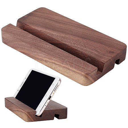 Walnut Mobile Phone Holders AJEW-WH0165-15A-1