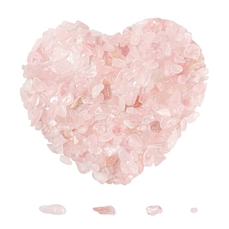 Natural Rose Quartz Chip Beads G-FS0001-18-1