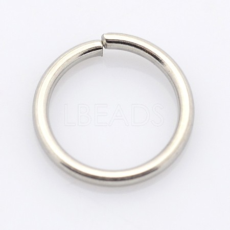 304 Stainless Steel Open Jump Rings A-STAS-E067-05-7mm-1
