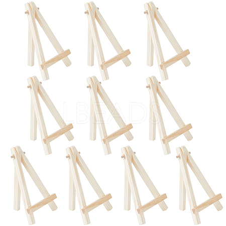 Foldable Wood Triangle Easel WOOD-WH0022-55A-1