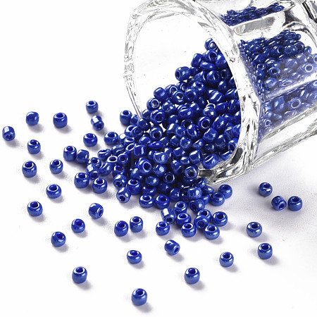 (Repacking Service Available) Glass Seed Beads SEED-C021-4mm-128-1