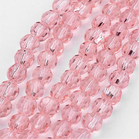 Transparent Glass Bead Strands GLAA-G013-8mm-87-1