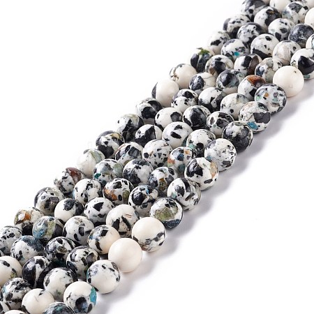 Assembled Synthetic Gemstone Beads Strands G-K317-A01-1