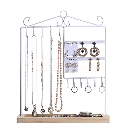 Iron Jewelry Organizer Display Rack ODIS-K003-04-1