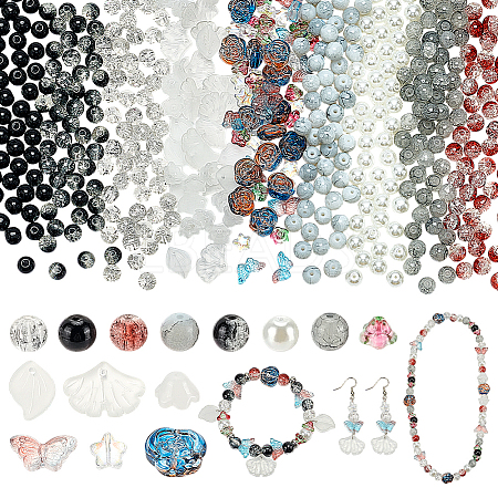 DIY Glass Beads Making Findings Kits DIY-PH0023-55-1