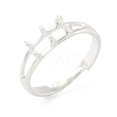 Adjustable Brass Finger Ring Trays for Hanging Pendant KK-K414-03C-S-1
