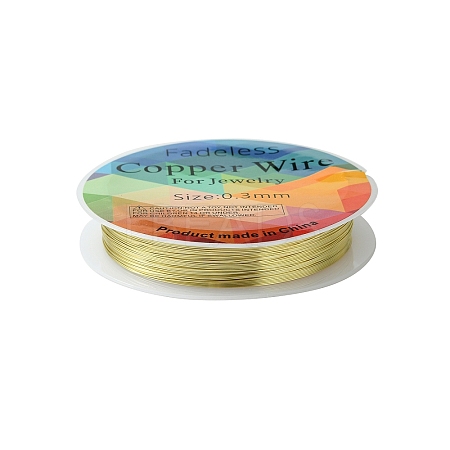 Copper Jewelry Wire CWIR-CW0.3mm-28-1