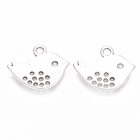 Tibetan Style Alloy Charms TIBEP-S319-088AS-RS-1