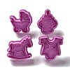 Childhood Themed PET Plastic Cookie Cutters DIY-K056-01-1