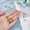 8 Pcs 2 Colors Rack Plating Brass Pendants KK-HS0001-15-3