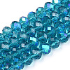 Electroplate Glass Beads Strands EGLA-A034-T4mm-L25-1