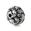 Engraved 304 Stainless Steel Beads STAS-H263-17AS-12-2