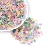 FGB Frosted Transparent Glass Seed Beads SEED-N013-06A-1