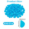 1 Set Resin Luminous Glow in the Dark Pebbles Stone DJEW-CN0001-40B-2
