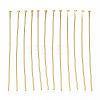 Brass Flat Head Pins KK-G331-11-0.7x55-1