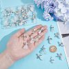 48Pcs 6 Styles Acrylic Pendants PALLOY-PH01811-3