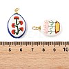 Handmade Porcelain Pendants PALLOY-JF05918-3