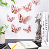 CREATCABIN 3Sets 3D Butterfly PVC Mirrors Wall Stickers DIY-CN0001-86A-5