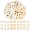 180Pcs 3 Styles Wood Beads WOOD-PA0001-63-1