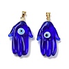 Handmade Lampwork Pendants LAMP-P057-02G-03-2