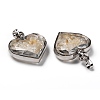 Glass Bottle Pendants G-Z010-02M-2