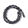 Natural Snowflake Obsidian Beads Strands G-K362-I16-06-3