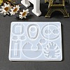Mixed Shape Pendant & Links Silicone Molds DIY-YW0006-69-6