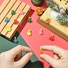 12Pcs 6 Colors Glass Enamel Beads LAMP-CJ0002-67-5