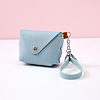 Solid Color Clutch Bag PU Leather Handbag Mini Key Wallet Keychai PW-WG40011-02-1