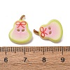 2-Hole Printed Opaque Resin Buttons RE-CBA2C75-04A-3