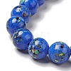 Handmade Lampwork Beads Strand LAMP-C008-02J-3