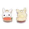 Alloy Enamel Pendants ENAM-T016-21-RS-3