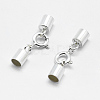 925 Sterling Silver Spring Ring Clasps STER-G019-08S-2