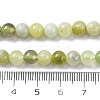 Natural New Jade Round Beads Strands G-O039-16-6mm-02-5