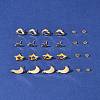 16Pcs 4 Styles 304 Stainless Steel Stud Earring Findings STAS-FS0001-85G-9