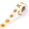 Sunflower Theme Paper Stickers X-DIY-L051-001-3