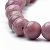 Natural Rhodonite Beads Strands X-G-S259-08-8mm-3