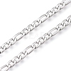 Tarnish Resistant 304 Stainless Steel Figaro Chain CHS-M003-12P-C-1