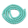 Glass Beads Strands EGLA-A034-P2mm-MD24-2