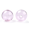 Transparent Blow High Borosilicate Glass Globe Beads LS-X-GLAA-T003-09A-1