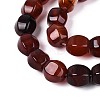 Dyed Natural Agate Beads Strands G-T144-50A-03-3
